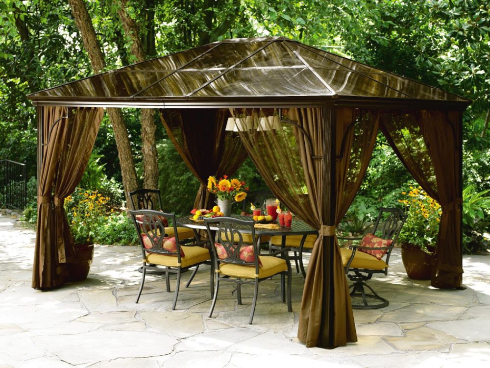 Hardtop Gazebo- Simply Outdoors-Outdoor Living-Gazebos, Canopies &amp; Pergolas-Gazebos