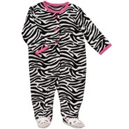 Carters Baby-Girls Newborn 1PC Zebra Print Blanket Sleeper at Sears.com