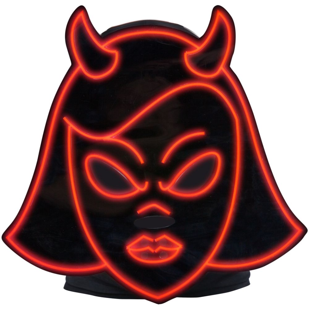 Night Glow Child Mask - Devil Red (Girl)