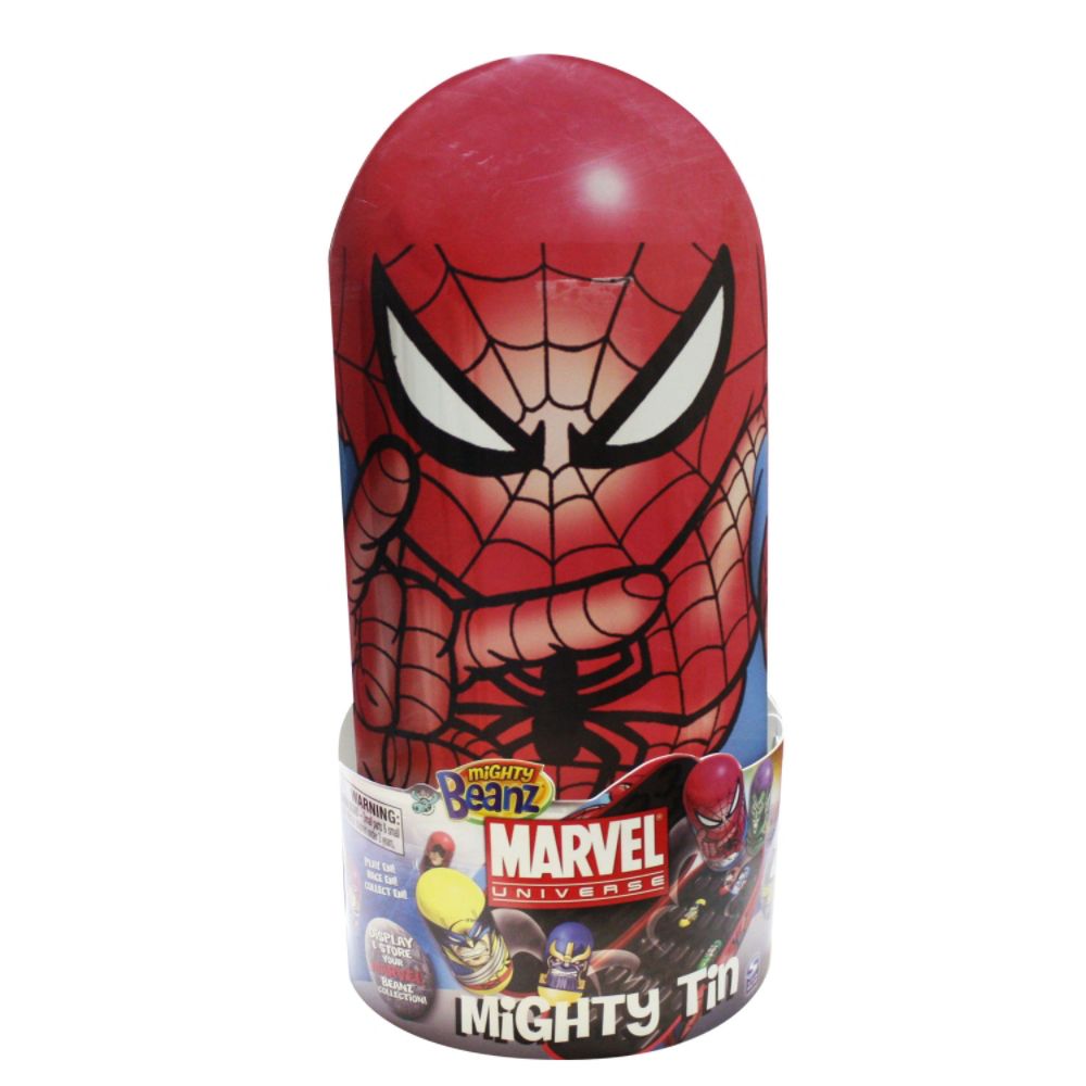 Spin Master Mighty Beanz Spiderman Tin