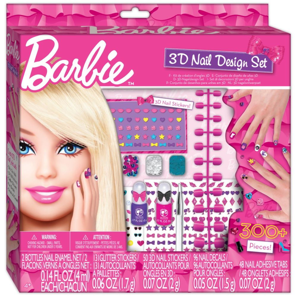 Barbie 3D Nail Design Set