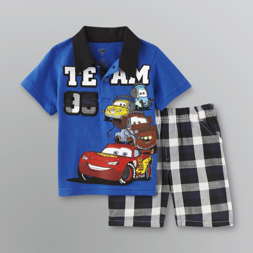 Disney Baby Cars Infant Boy's Cars Polo Shirt & Shorts