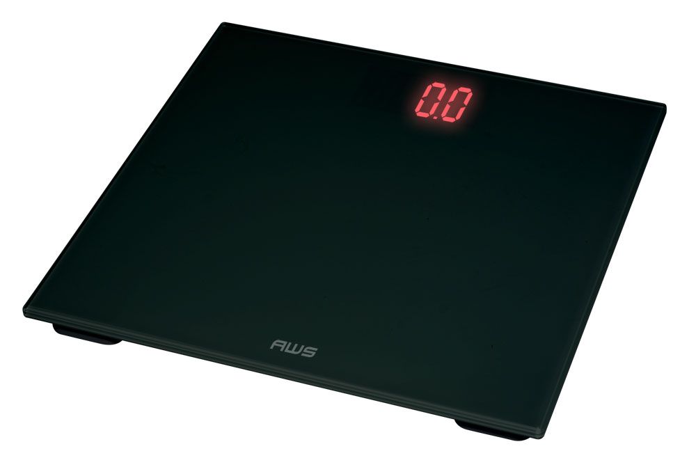 American Weigh AWS Zeta Digital Bath Scale With Red LED Display 330 x 0.2 LB
