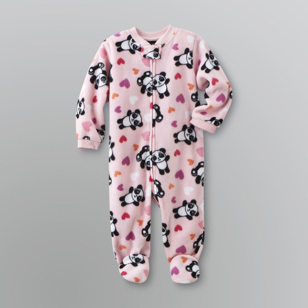 Joe Boxer Infant & Toddler Girl's Fleece Footed Sleeper Pajamas at Sears.com