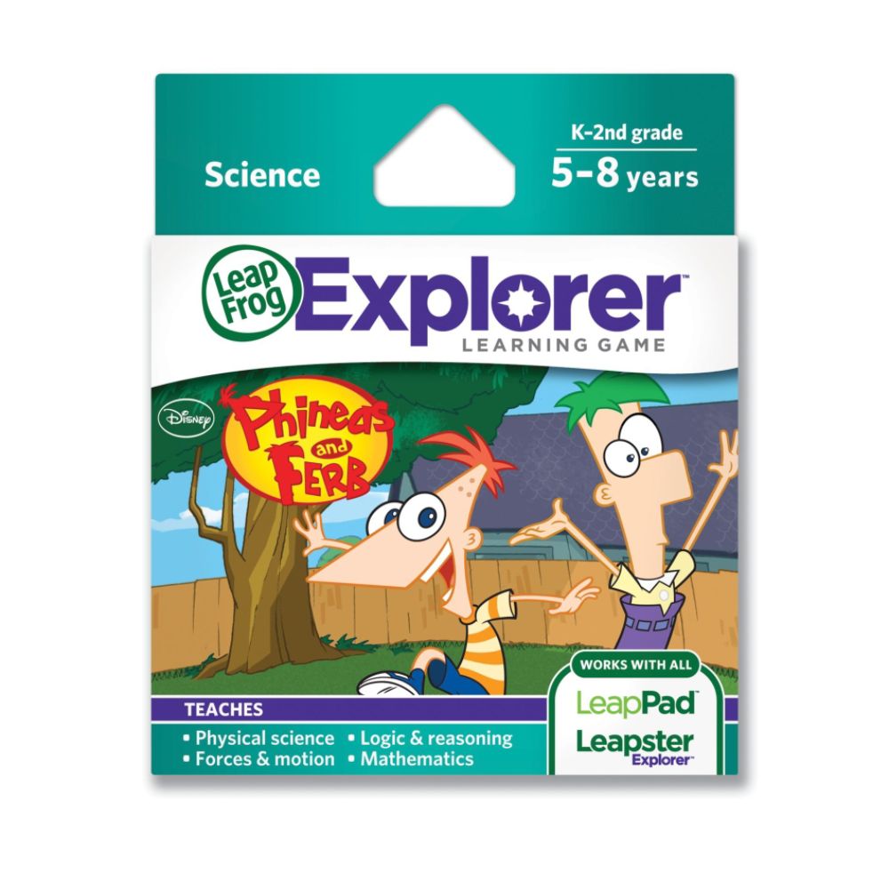 LeapFrog Explorer Learning Game: Disney Phineas and Ferb (works with LeapPad & Leapster Explorer)