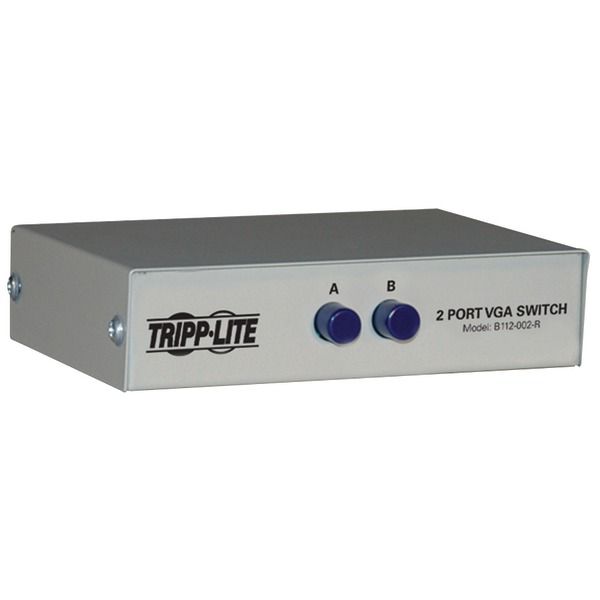 Tripp Lite 2-PORT HD15 VGA/SVGA PUSH-BUTTON SWITCH