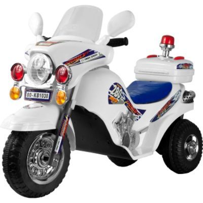Police Cruiser Battery Operated - White
