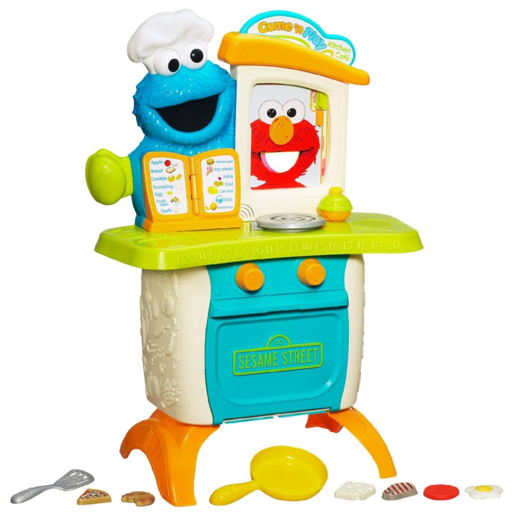 Playskool SESAME STREET Come 'n Play Cookie Monster Kitchen Caf? Playset