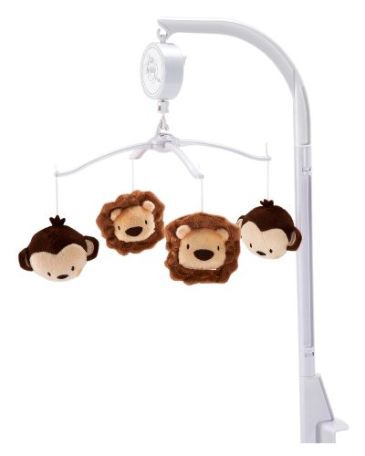 Little Bedding by NoJo Jungle Pals Musical Mobile