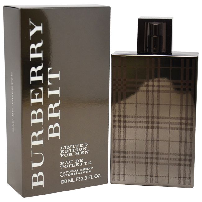 Burberry Brit by Burberry for Men - 3.4 oz EDT Spray (Limited Edition)