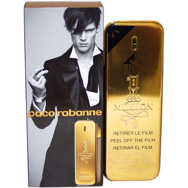1 Million by Paco Rabanne for Men - 3.4 oz EDT Spray