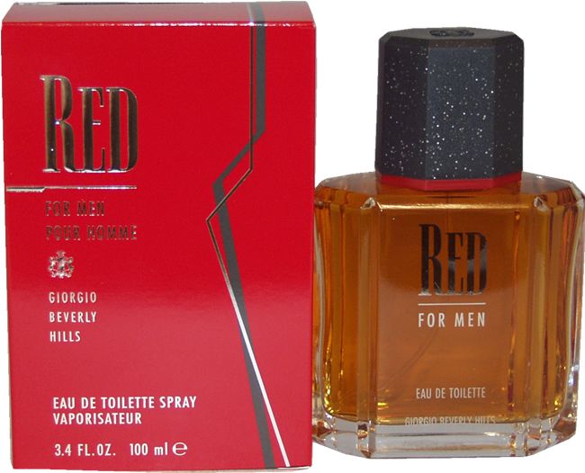Red by Giorgio Beverly Hills for Men - 3.4 oz EDT Spray