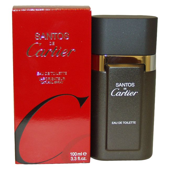 Santos De Cartier by Cartier for Men - 3.4 oz EDT Spray