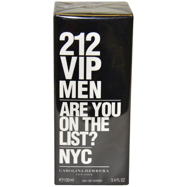 212 VIP by Carolina Herrera for Men - 3.4 oz EDT Spray