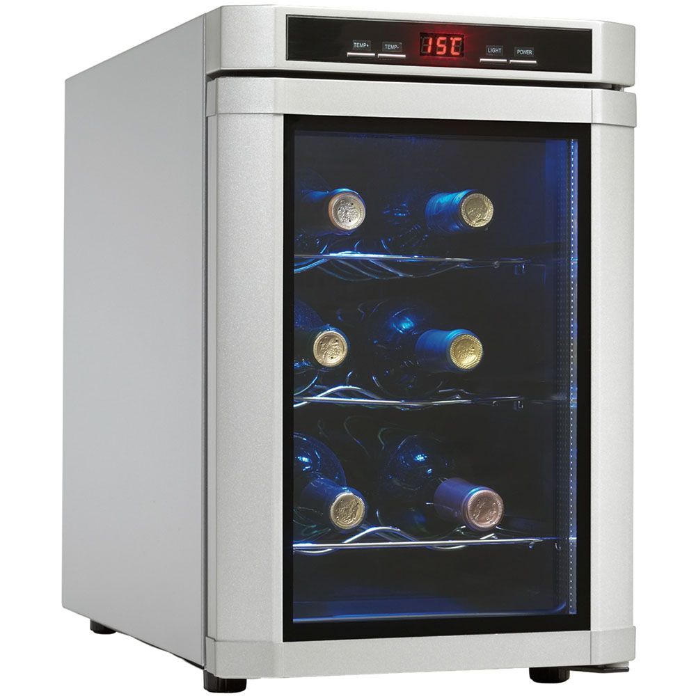 Danby Maitre D 6 Bottle Countertop Wine Cooler - Platinum
