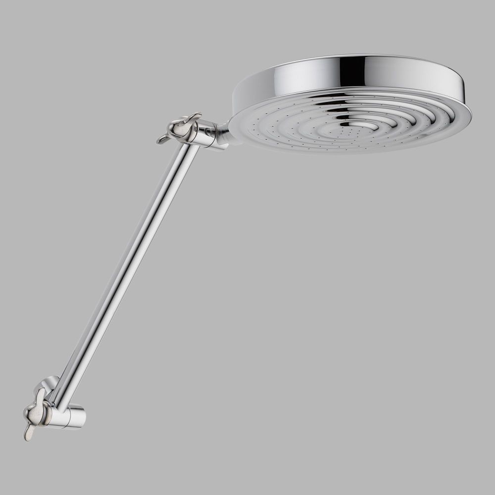 Delta&nbsp; Adjustable Arm Raincan Showerhead