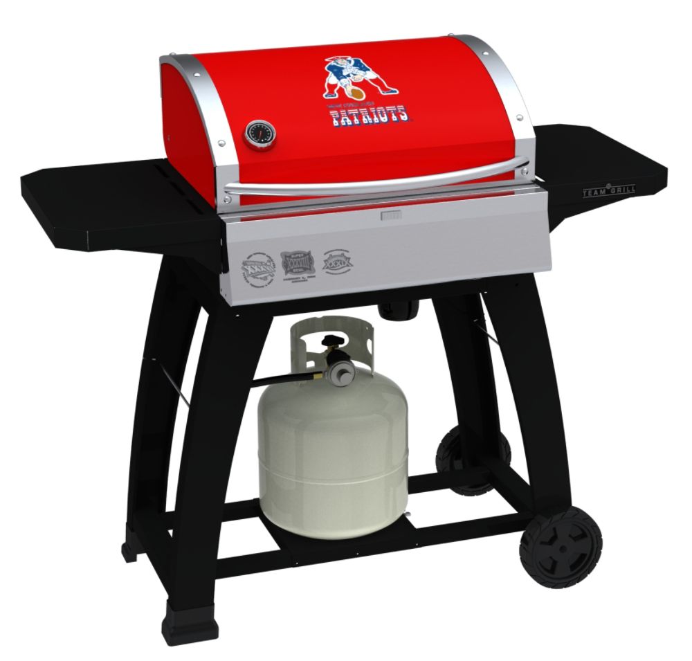 Team Grill Gas Grill Game-Day-New England Patriots Red