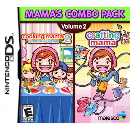 Majesco Mama's Combo Pack Volume 2 Cooking Mama 2: Dinner with Friends & Crafting Mama