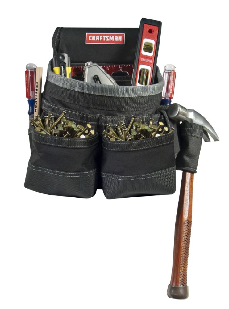 Craftsman&nbsp; 12 Pocket Heavy-Duty PVC Reinforced Pouch