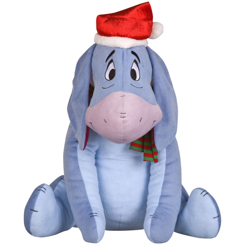 Disney Eeyore With Santa Hat And Scarf Christmas Porch Greeter