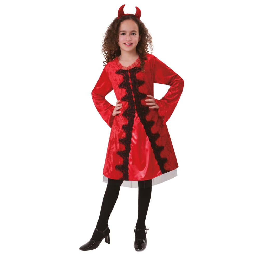 Totally Ghoul Sassy Devil Girl's Halloween Costume