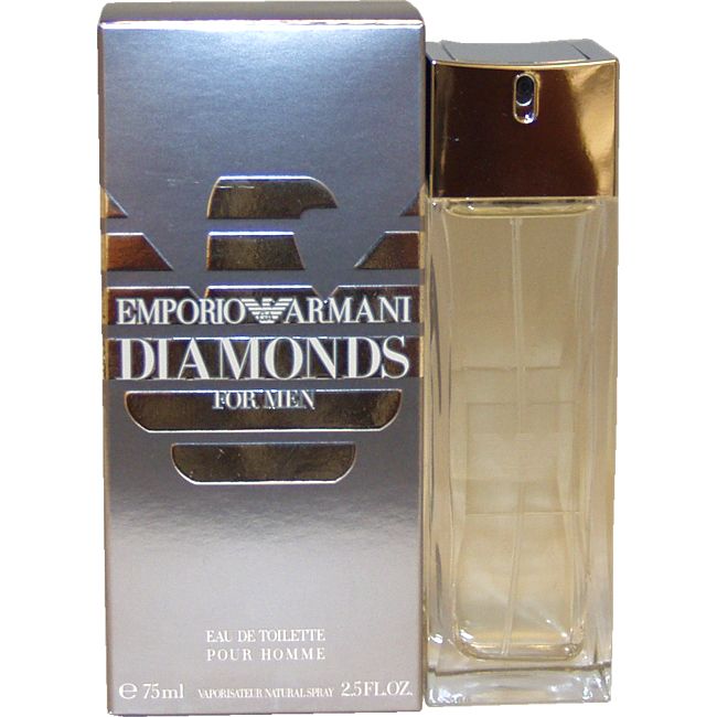 Emporio Armani Diamonds by Giorgio Armani for Men - 2.5 oz EDT Spray