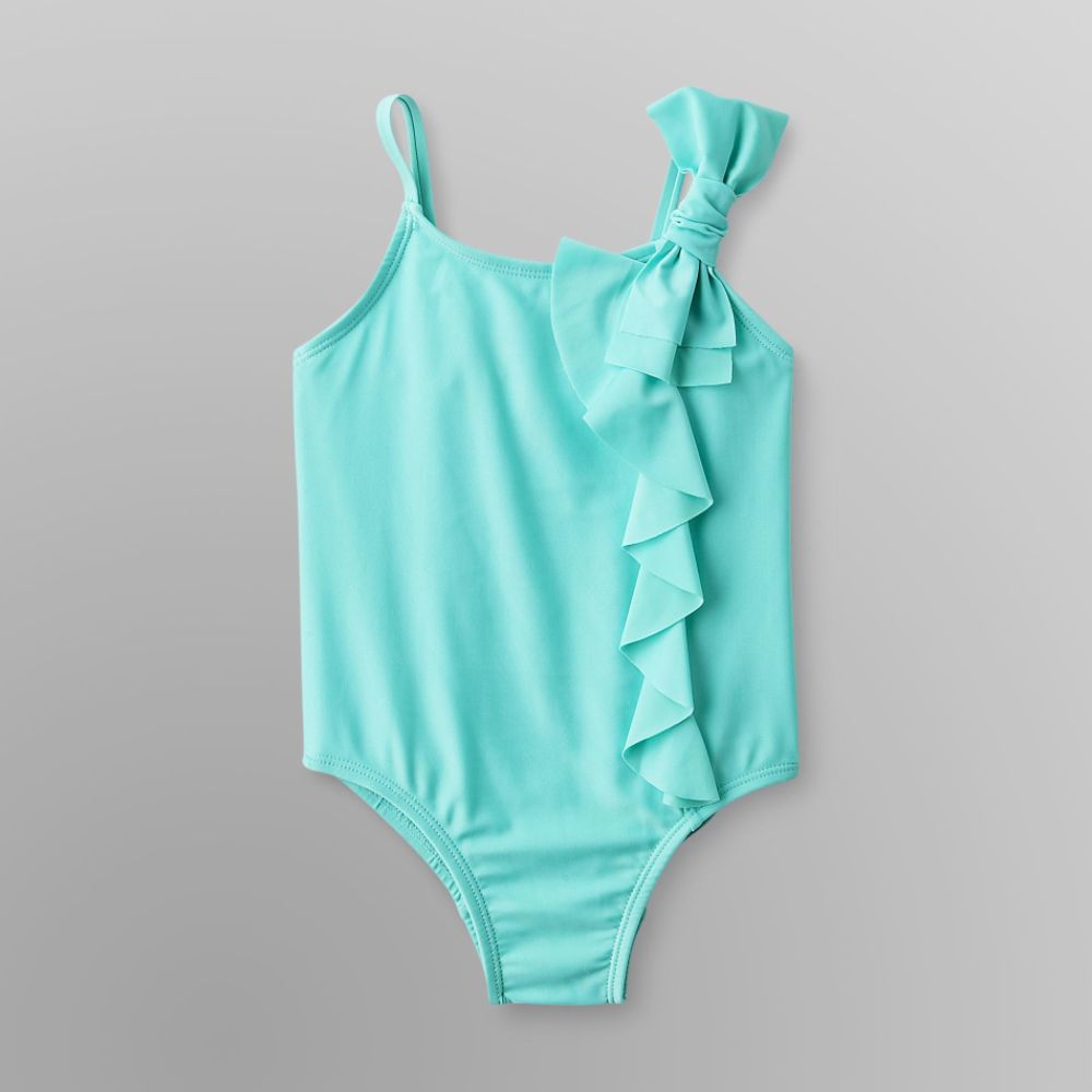 Joe Boxer Infant & Toddler Girl's Bow Shoulder Swimsuit