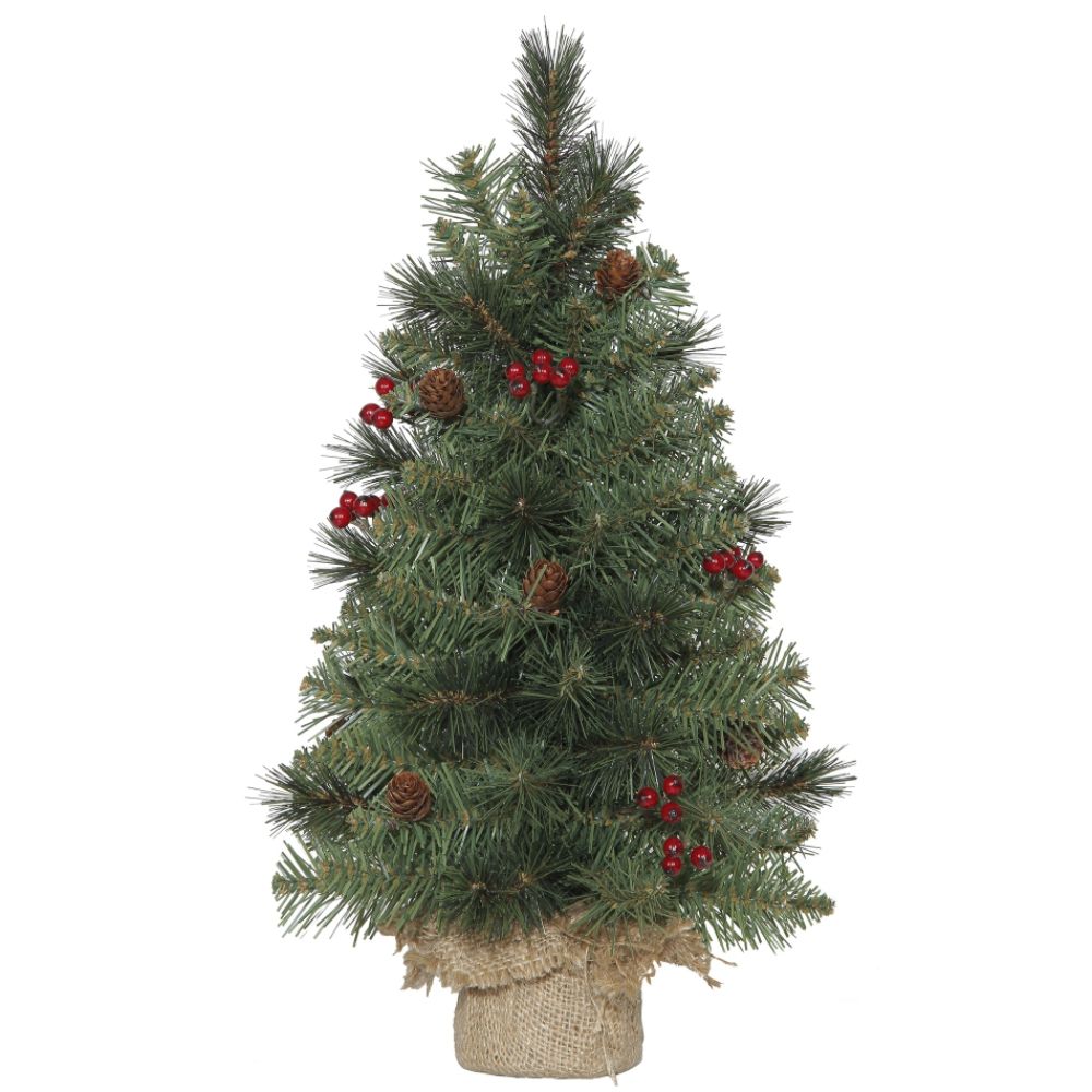 Trim A Home 18-inch Unlit Kensington Mini Artificial Christmas Tree  $5.39