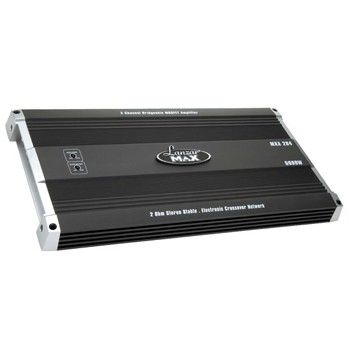 Lanzar MXA284 5000 Watt 2 Channel Bridgeable MOSFET Amplifier
