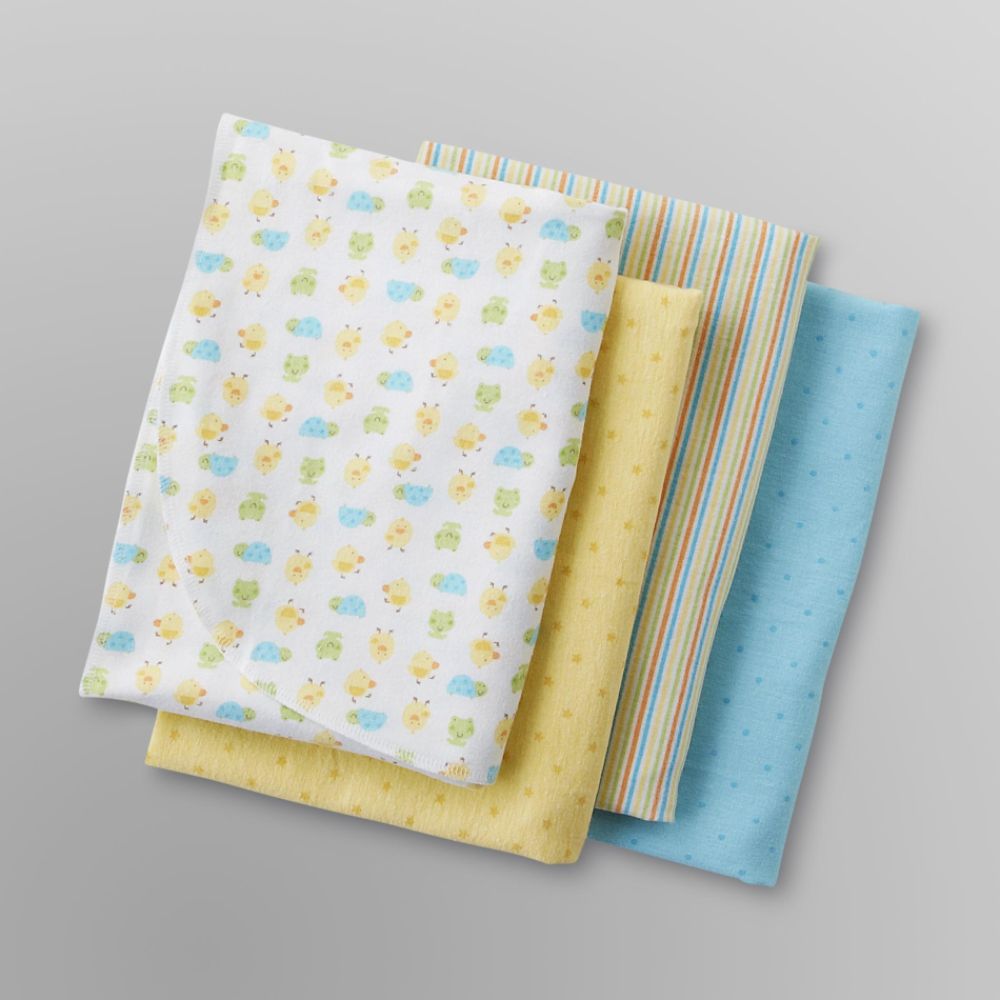 Gerber 4 Pack Flannel Blankets