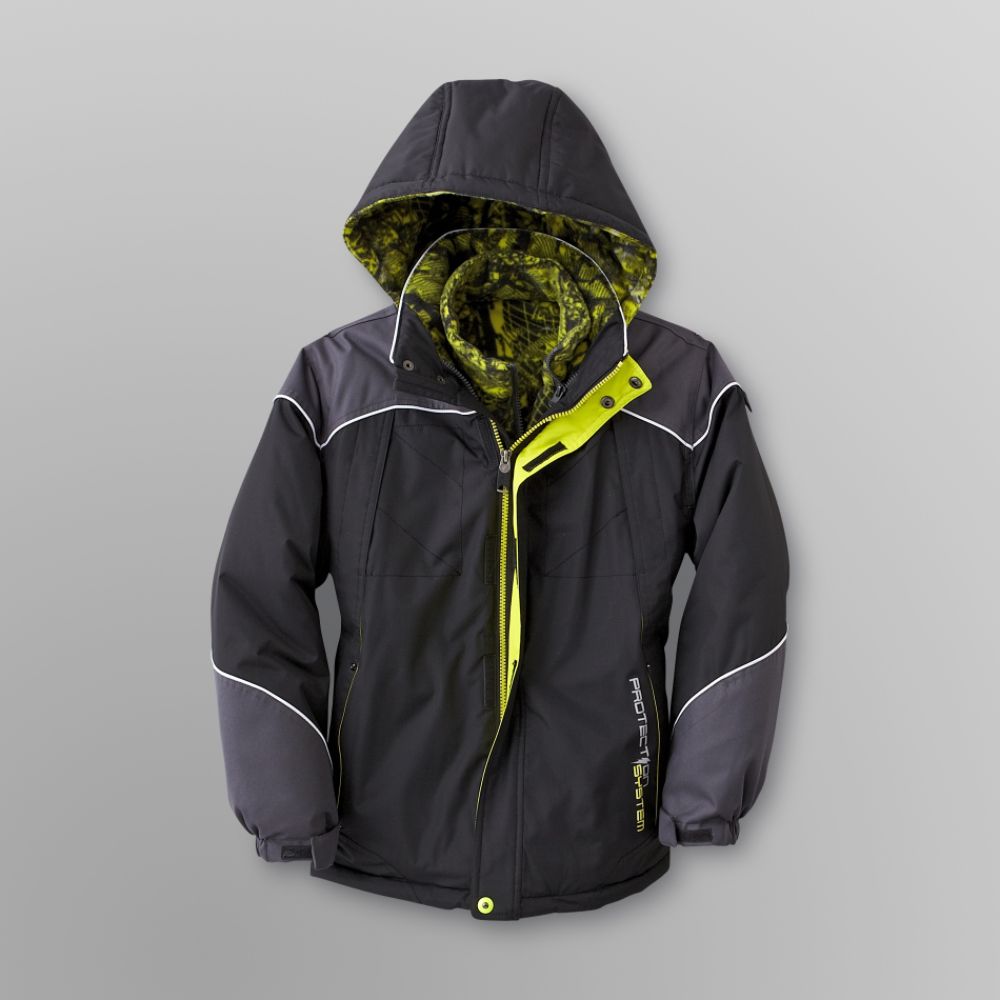 Boy's 3-in-1 Winter Jacket Black