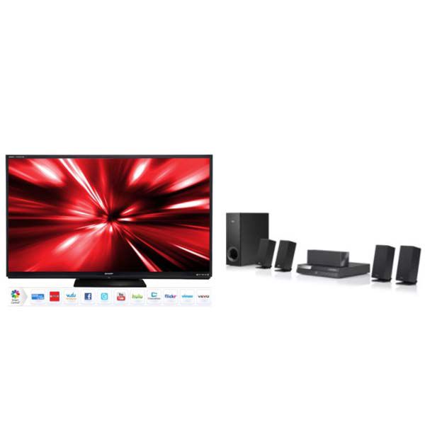 -Sharp 70'' Aquos� LED Smart TV - Bundle