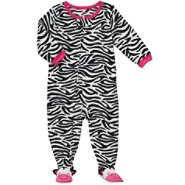 Carters Infant and Toddler Girls&#8217; Blanket Sleeper Zebra Footed at Sears.com