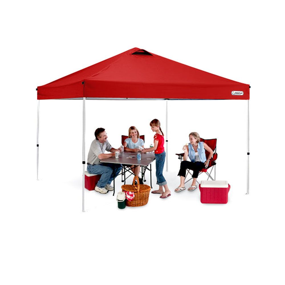 First-UpT Gazebo Tent Canopy - 10' x 10' Red