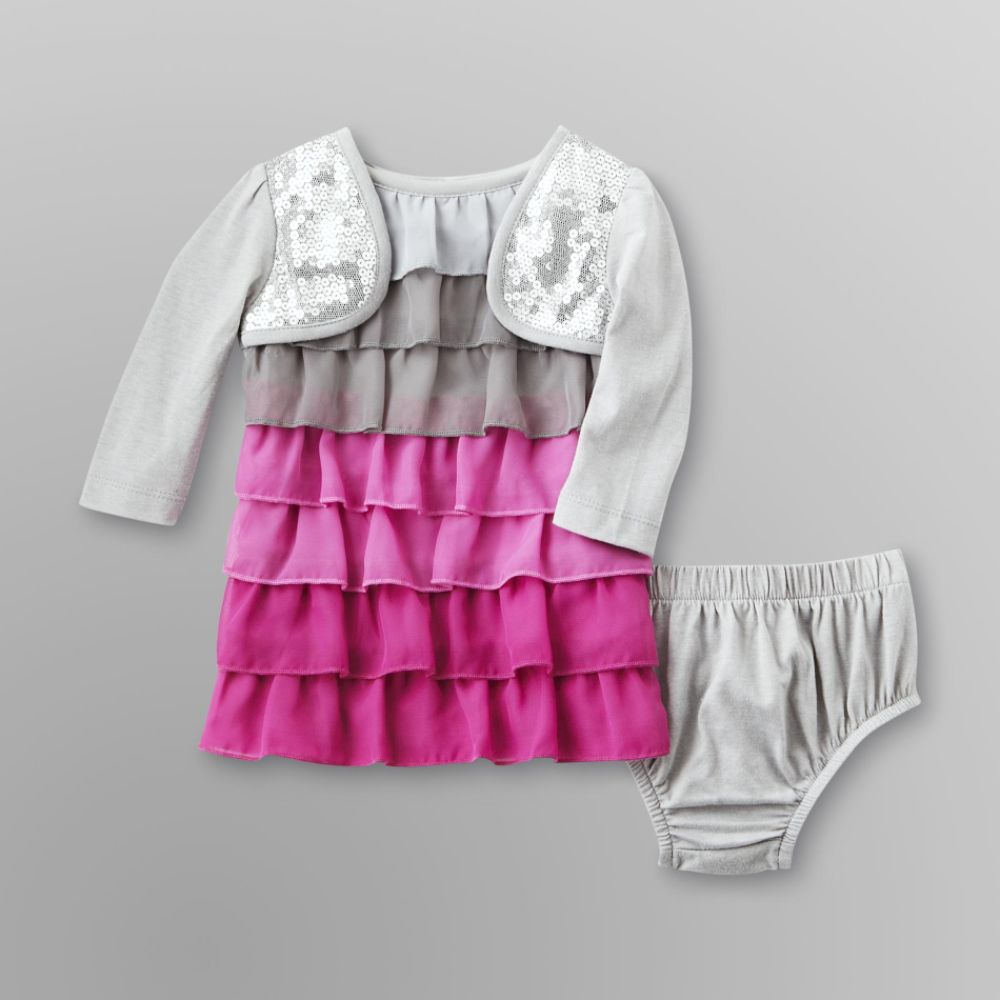 Piper Baby Infant Girl's Ruffle Dress & Baby Briefs