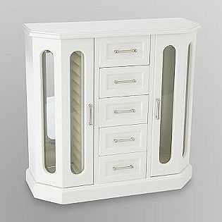 Upright Jewelry Boxes on Upright Wooden Jewelry Box   White   Jewelry   Jewelry Boxes   Jewelry