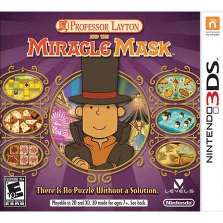 Nintendo Professor Layton: Miracle Mask 3DS $19.99
