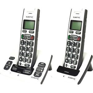 Clarity DECT 6.0 Cordless Big Button Phone With Digital Answering Machine - 2 Handsets- 50615.000