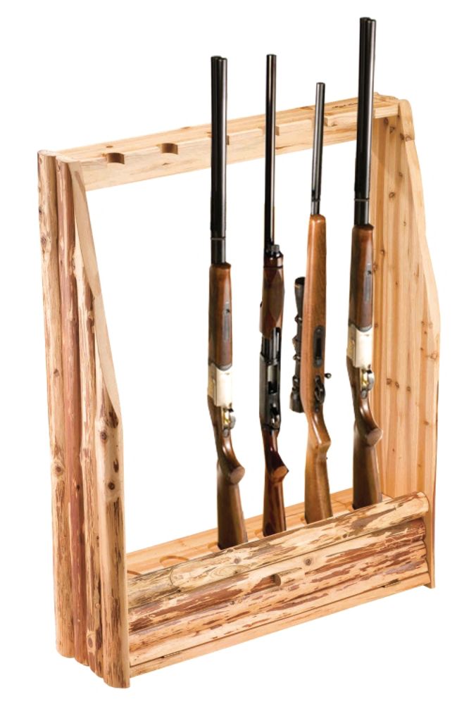 Rush Creek 6 Gun Rack with Storage
