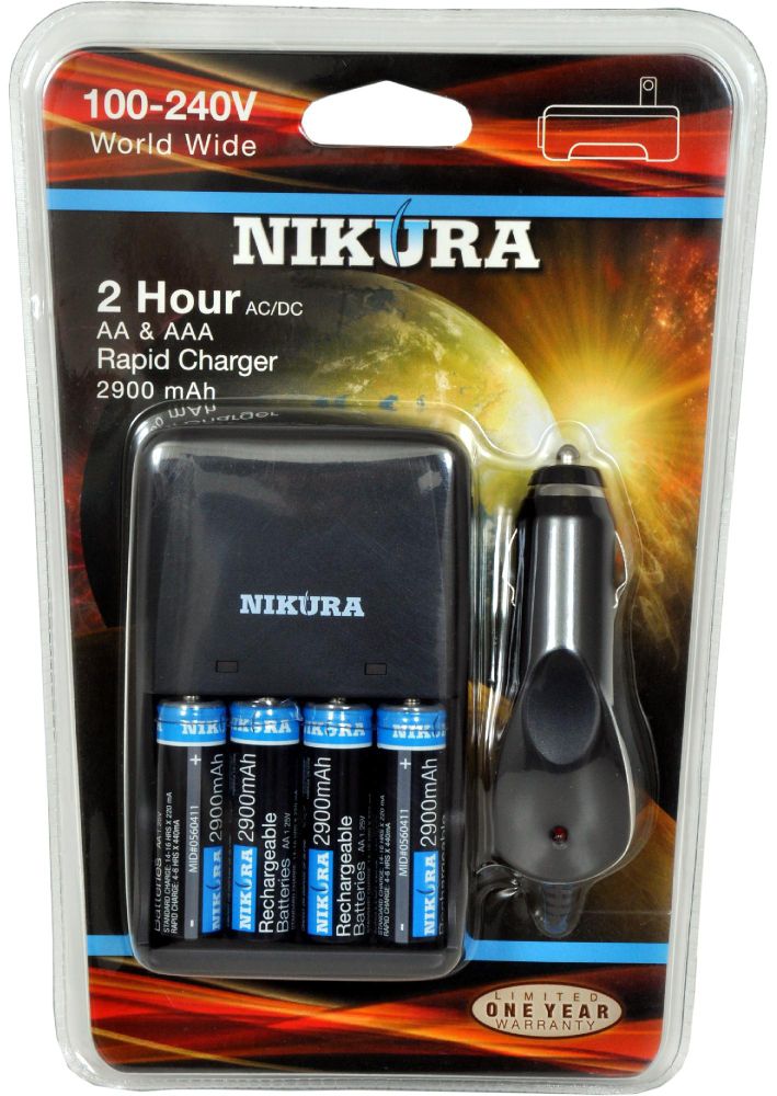 Battery Rapid Charger 2900 mAh