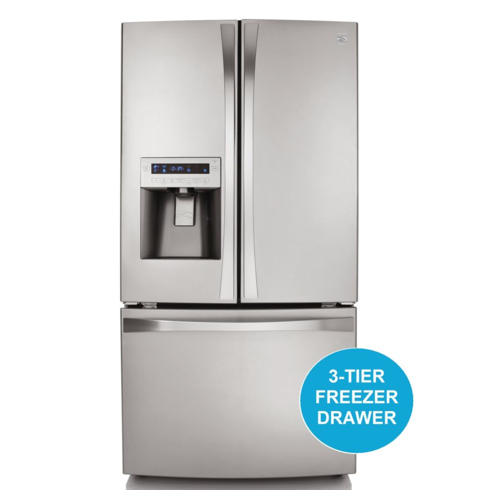 31.0 cu. ft. French-Door Bottom-Freezer Refrigerator - Stainless Steel