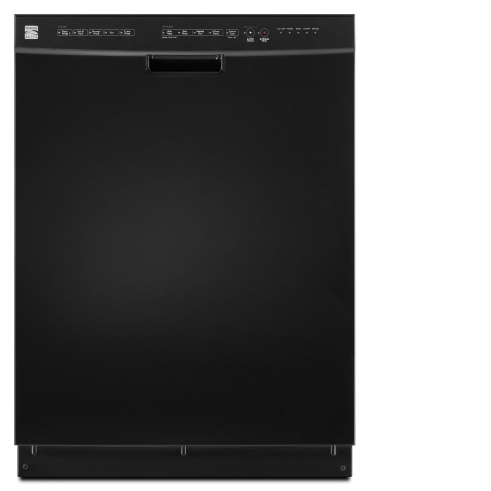 Kenmore Elite 24" BuiltIn Dishwasher w/ PowerWash TechnologyBlack