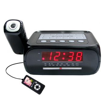 Supersonic SC-371 Digital Projection Alarm Clock with AM/FM Radio