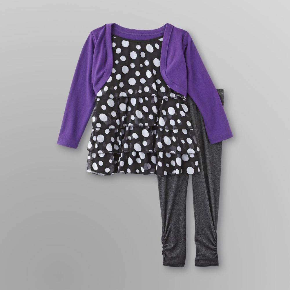 WonderKids Infant & Toddler Girl's Shrug Top & Leggings