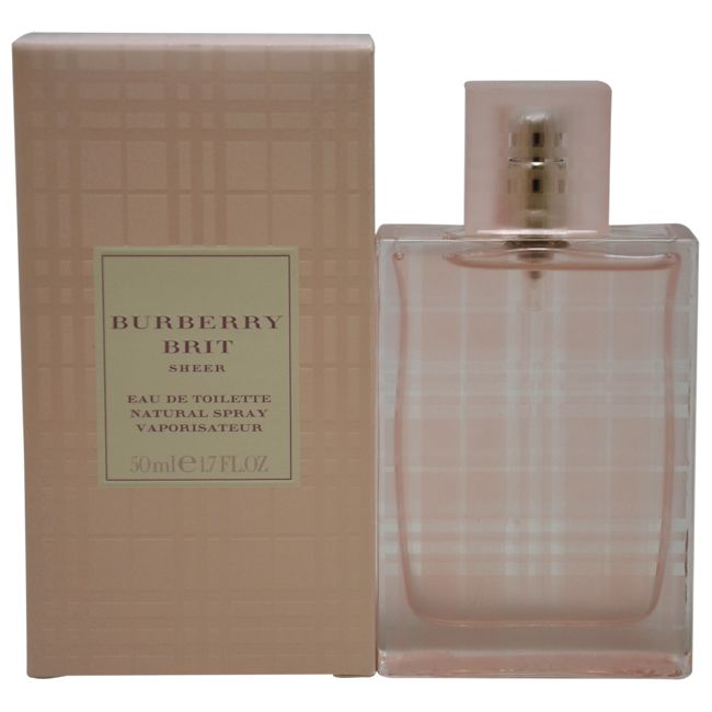 Burberry Brit Sheer by Burberry for Women - 1.7 oz EDT Spray