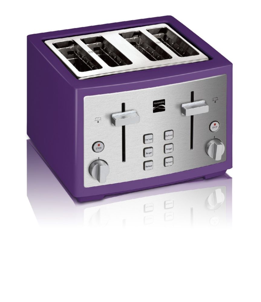 Kenmore 4 slice toaster, Purple