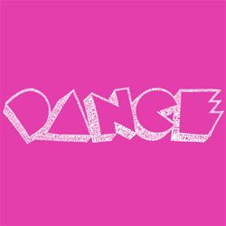 Los Angeles Pop Art Girl's Word Art T-Shirt - Different Types of Dance at Kmart.com
