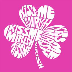 Los Angeles Pop Art Girl's Word Art T-Shirt - Kiss Me I'm Irish at Kmart.com