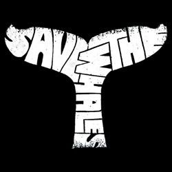 Los Angeles Pop Art Girl's Word Art T-Shirt - Save The Whales at Kmart.com