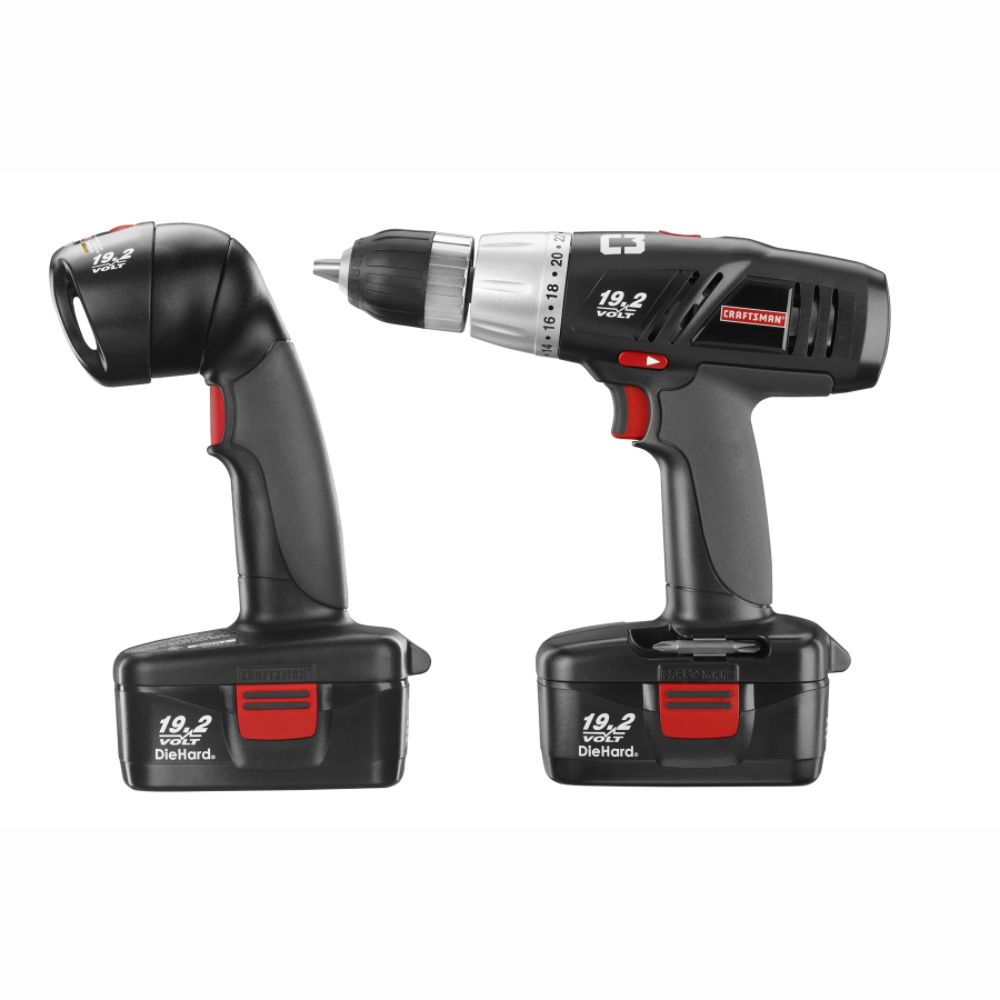 Craftsman&nbsp; C3 19.2-Volt 1/2'' Drill/Driver and Work light 17560